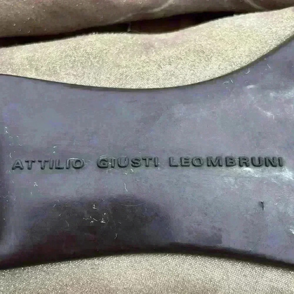 Attilio Giusti Leombrni ballerina flats with snakeskin pattern size 36.5 - Picture 12 of 14